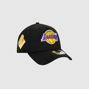 Los Angeles Lakers 9FORTY A-Frame Champs NBA Snapback Hat