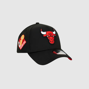 Chicago Bulls 9FORTY A-Frame Champs NBA Snapback Hat