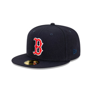 Boston Red Sox 59FIFTY Team Logo MLB Fitted Hat