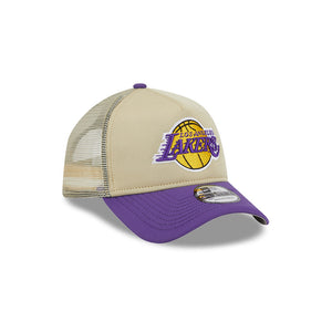 Los Angeles Lakers All Day 9FORTY A-Frame Trucker Snapback Hat