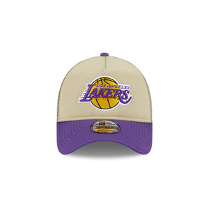 Los Angeles Lakers All Day 9FORTY A-Frame Trucker Snapback Hat