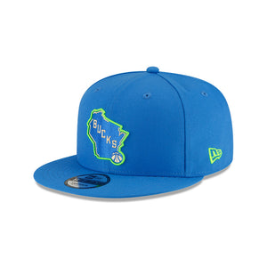 Milwaukee Bucks 9FIFTY Alternate 2024 City Edition NBA Snapback Hat