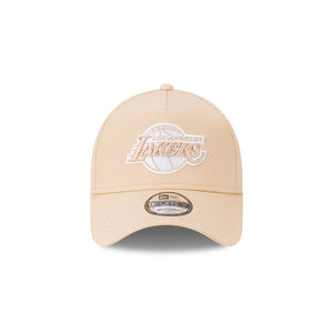 Los Angeles Lakers 9FORTY Oatmilk A-Frame NBA Snapback Hat