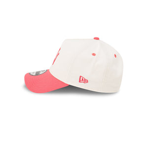 New York Yankees 9FORTY Litmus Pink Two-Tone A-Frame MLB Strapback Hat