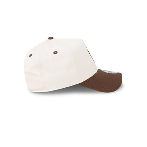 New York Yankees 9FORTY Walnut Winecork Two-Tone A-Frame MLB Strapback Hat