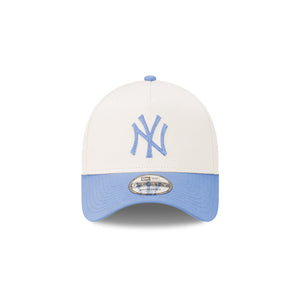 New York Yankees 9FORTY Copen Blue Winecork Two-Tone A-Frame MLB Strapback Hat