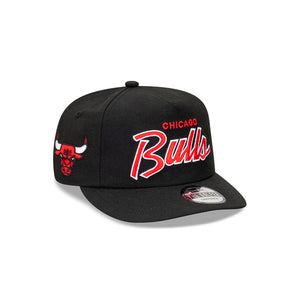 Chicago Bulls Script Golfer NBA Snapback Hat