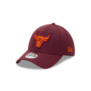 Chicago Bulls Blood Orange 39Thirty Fitted NBA Hat