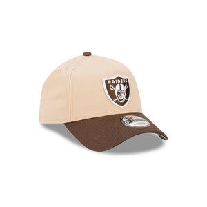 Las Vegas Raiders 9FORTY Chocolate Oats A-Frame NFL Snapback Hat