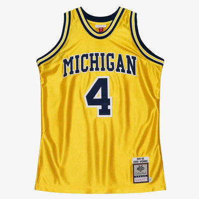 Chris Webber Wolverines NCAA College Authentic Jersey