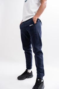 And1 Logo Navy Fleece Track Pants