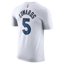 Load image into Gallery viewer, Anthony Edwards Minnesota Twolves Name &amp; Number Association Edition NBA T-Shirt
