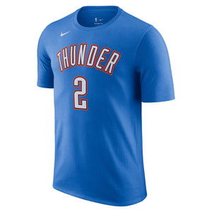 Shai Gilgeous-Alexander OKC Thunder Name & Number icon Edition NBA T-Shirt