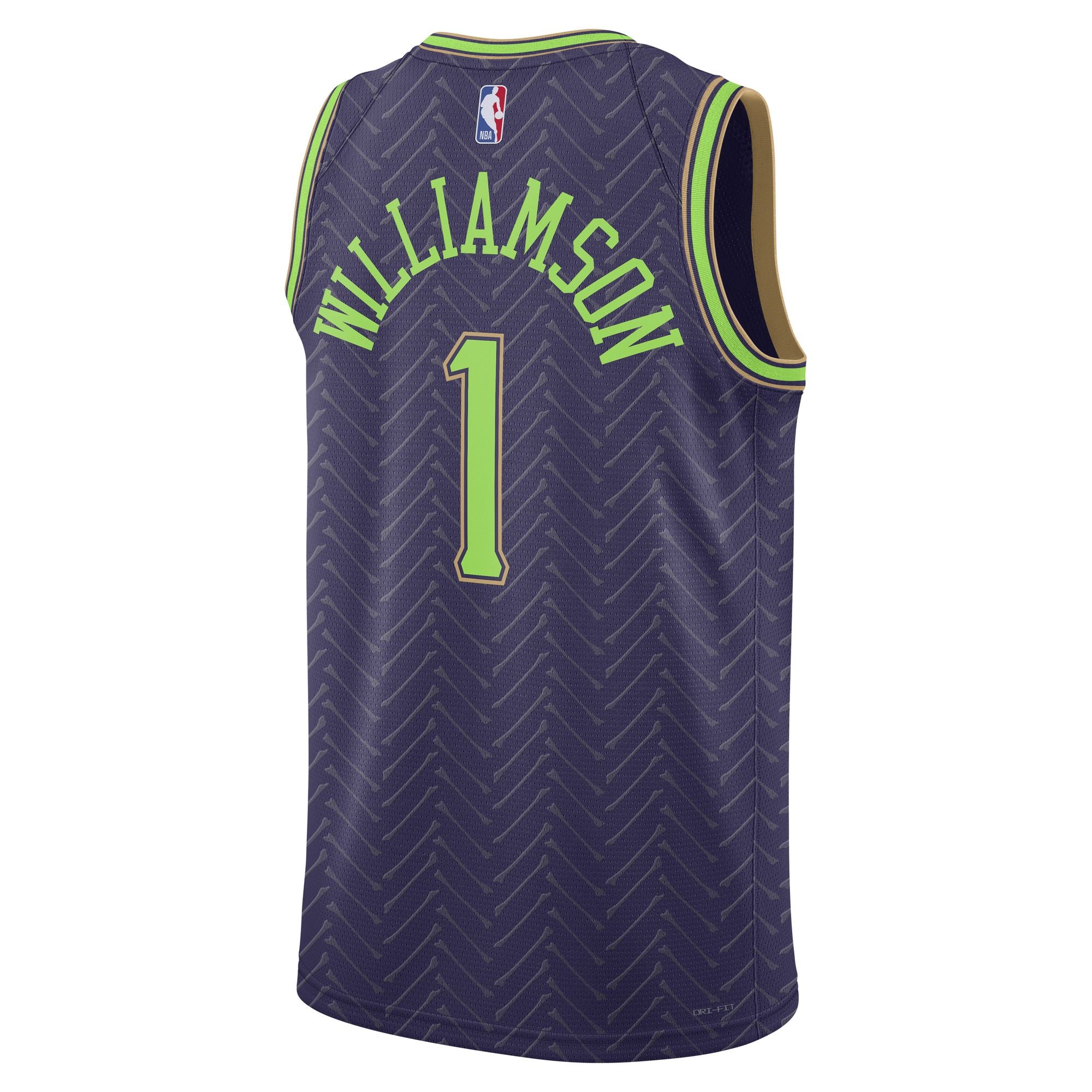 Zion Williamson New Orleans Pelicans 2025 City Edition NBA Swingman Je Basketball Jersey World