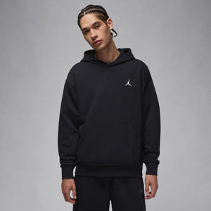 Jordan Logo Brooklyn Black Fleece Pullover Hoodie
