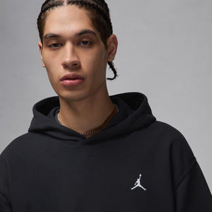 Jordan Logo Brooklyn Black Fleece Pullover Hoodie