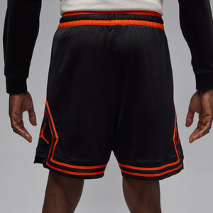 Jordan Black/Orange Diamond Dri-Fit Sport Shorts