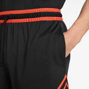Jordan Black/Orange Diamond Dri-Fit Sport Shorts