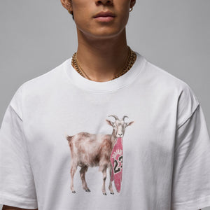 Jordan Brand GOAT Jersey White T-Shirt