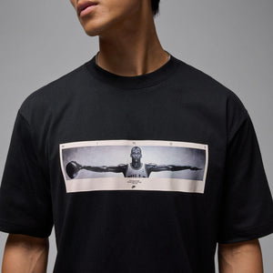 Jordan Brand Wings Poster Photo Black T-Shirt