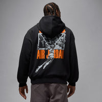 Jordan 'Shattered Backboard' Brooklyn Oversized Black Hoodie
