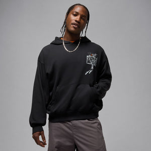 Jordan 'Shattered Backboard' Brooklyn Oversized Black Hoodie