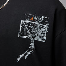 Load image into Gallery viewer, Jordan &#39;Shattered Backboard&#39; Brooklyn Oversized Black Hoodie
