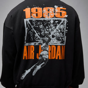 Jordan 'Shattered Backboard' Brooklyn Oversized Black Hoodie