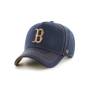Boston Red Sox Navy/Tobacco '47 MVP DT MLB Strapback Hat