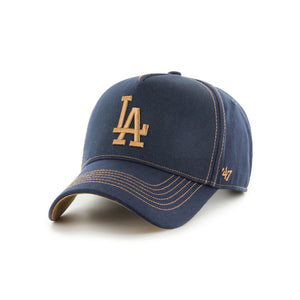 Los Angeles Dodgers Navy/Tobacco '47 MVP DT MLB Strapback Hat