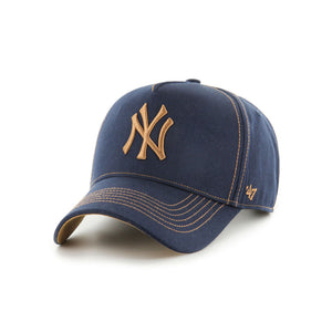 New York Yankees Navy/Tobacco '47 MVP DT MLB Strapback Hat