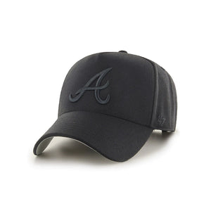 Atlanta Braves Black '47 MVP DT MLB Snapback Hat