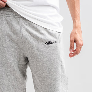 And1 Logo Grey Fleece Track Pants
