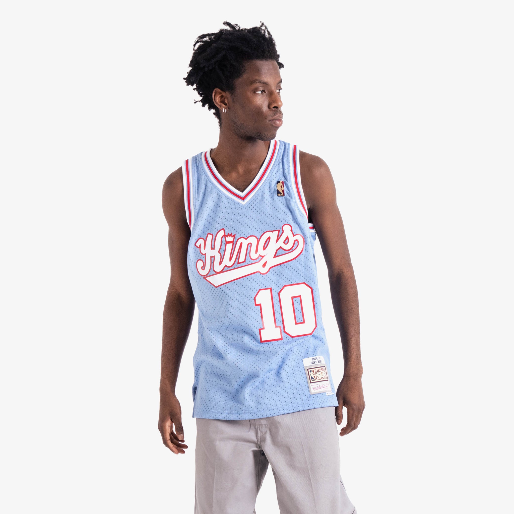 Men's Sacramento Kings Mitchell & Ness Blue Hardwood Classics Swingman Shorts