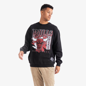 Chicago Bulls Paint Brush NBA Crew Neck Jumper