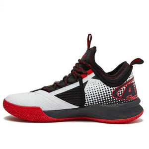 And1 Charge Junior White/Red/Black Basketball Shoes