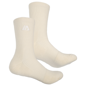 iAthletic Crew Casual Sport Socks - Ecru