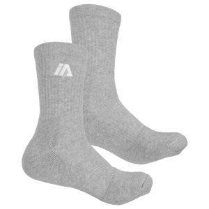 iAthletic Crew Casual Sports Socks - Grey