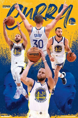 Nike Golden State Warriors Steph Curry Association 2019 Kids Swingman Jersey  Blue / Gold L