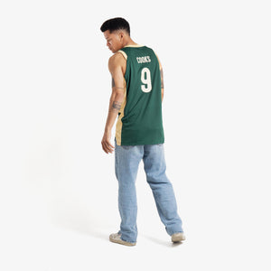Xavier Cooks Australian Boomers National Home Green Jersey