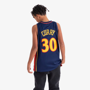 Stephen Curry Golden State Warriors Youth HWC Throwback NBA Swingman Jersey