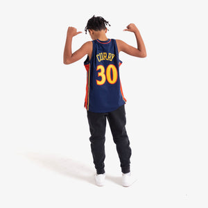 Stephen Curry Golden State Warriors Youth HWC Throwback NBA Swingman Jersey