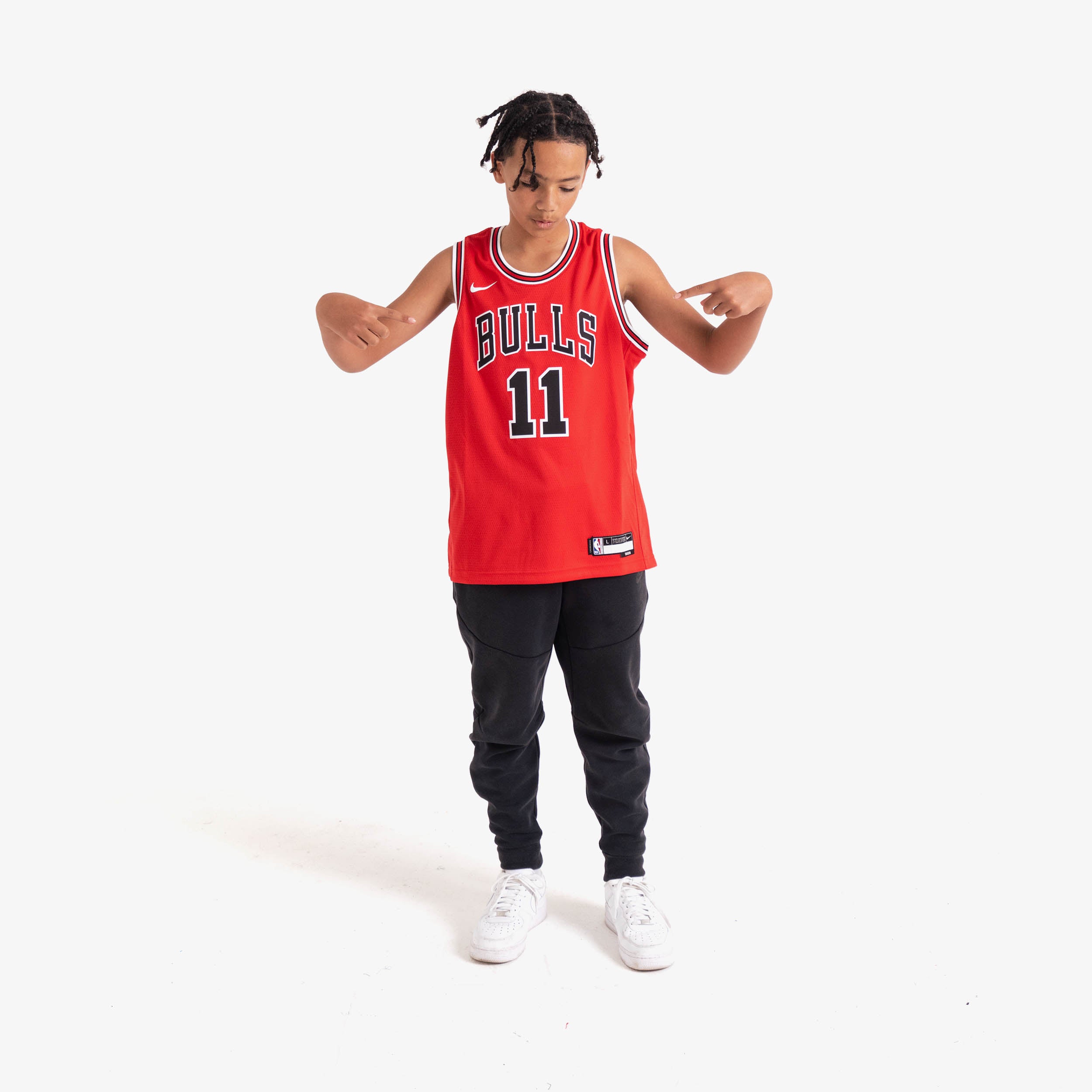 Demar Derozan Chicago Bulls Statement Edition Big Kids' (Boys') Jordan NBA T-Shirt.