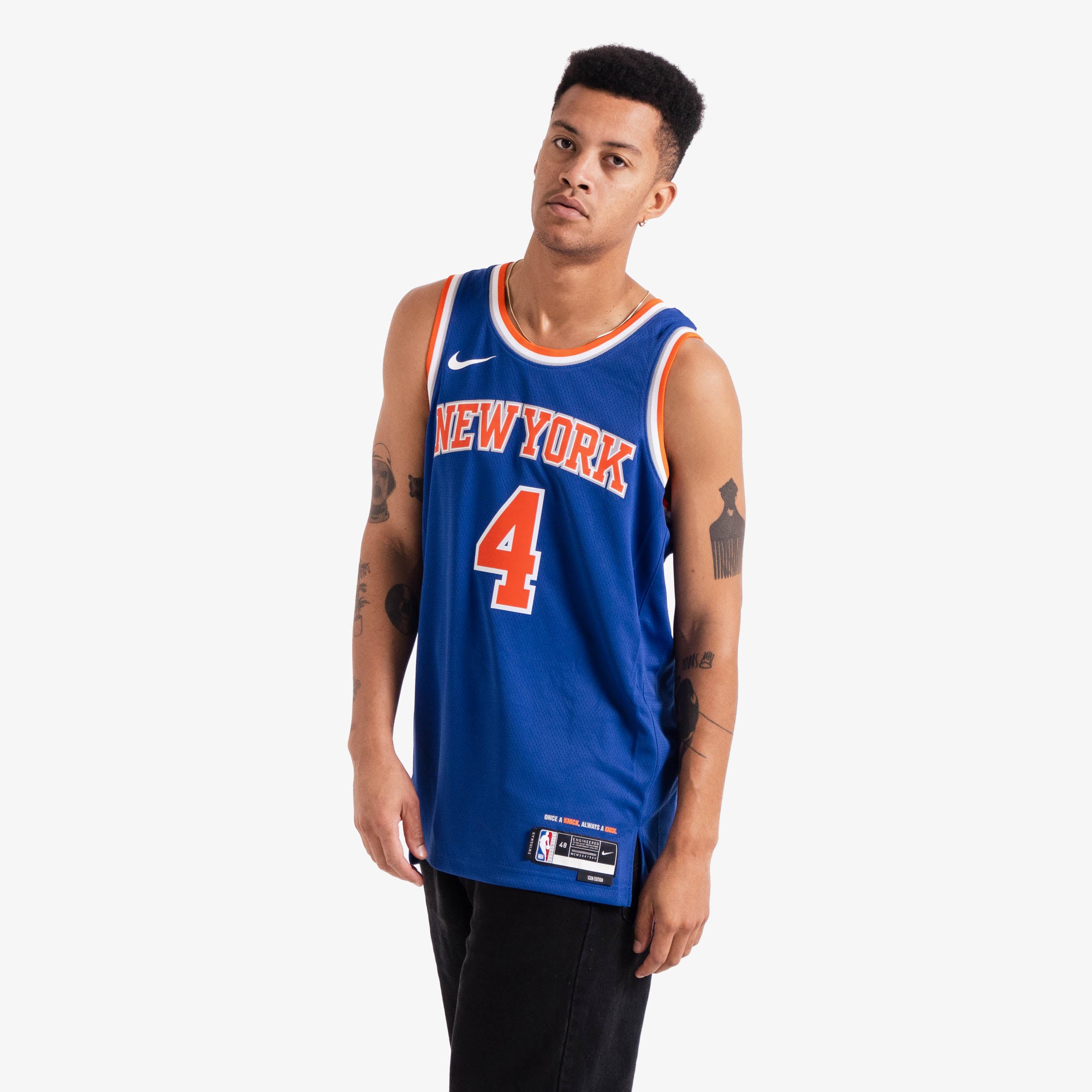 Nike, Shirts & Tops, Nike Ny Knicks City Jersey Youth M