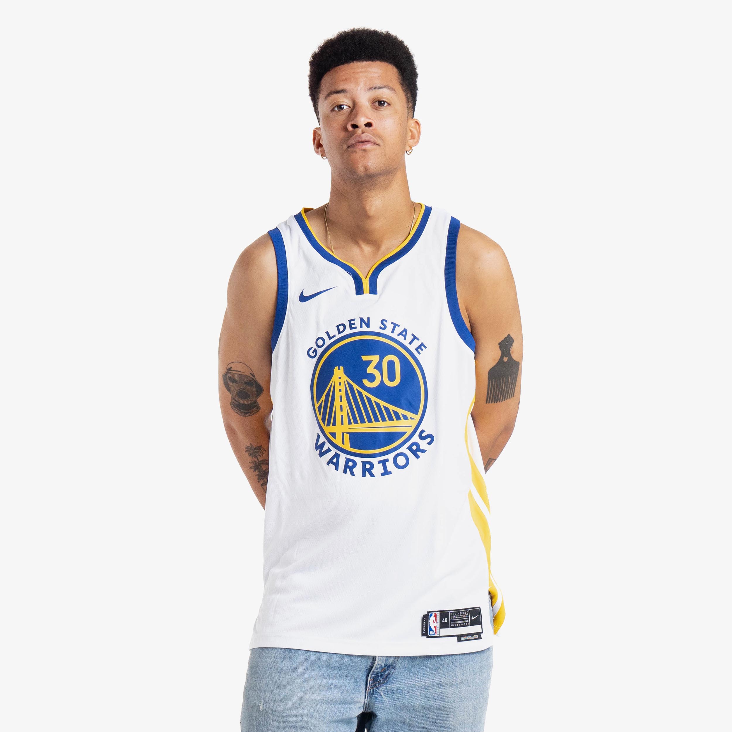 Stephen Curry Golden State Warriors Nike Youth Team Swingman Jersey -  Association Edition - White