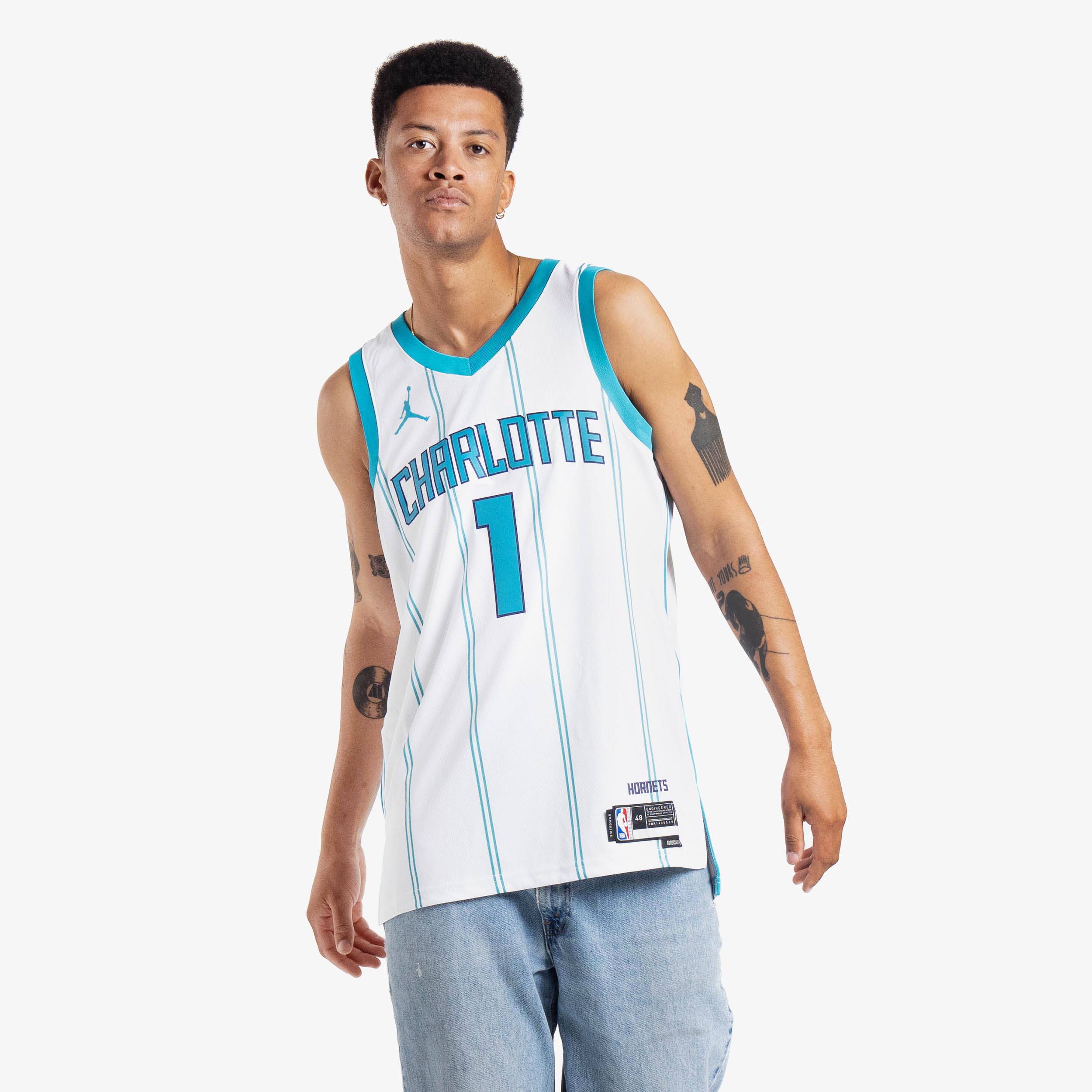 Charlotte Hornets Jordan Statement Edition Swingman Jersey 22 - Purple -  LaMelo Ball - Youth