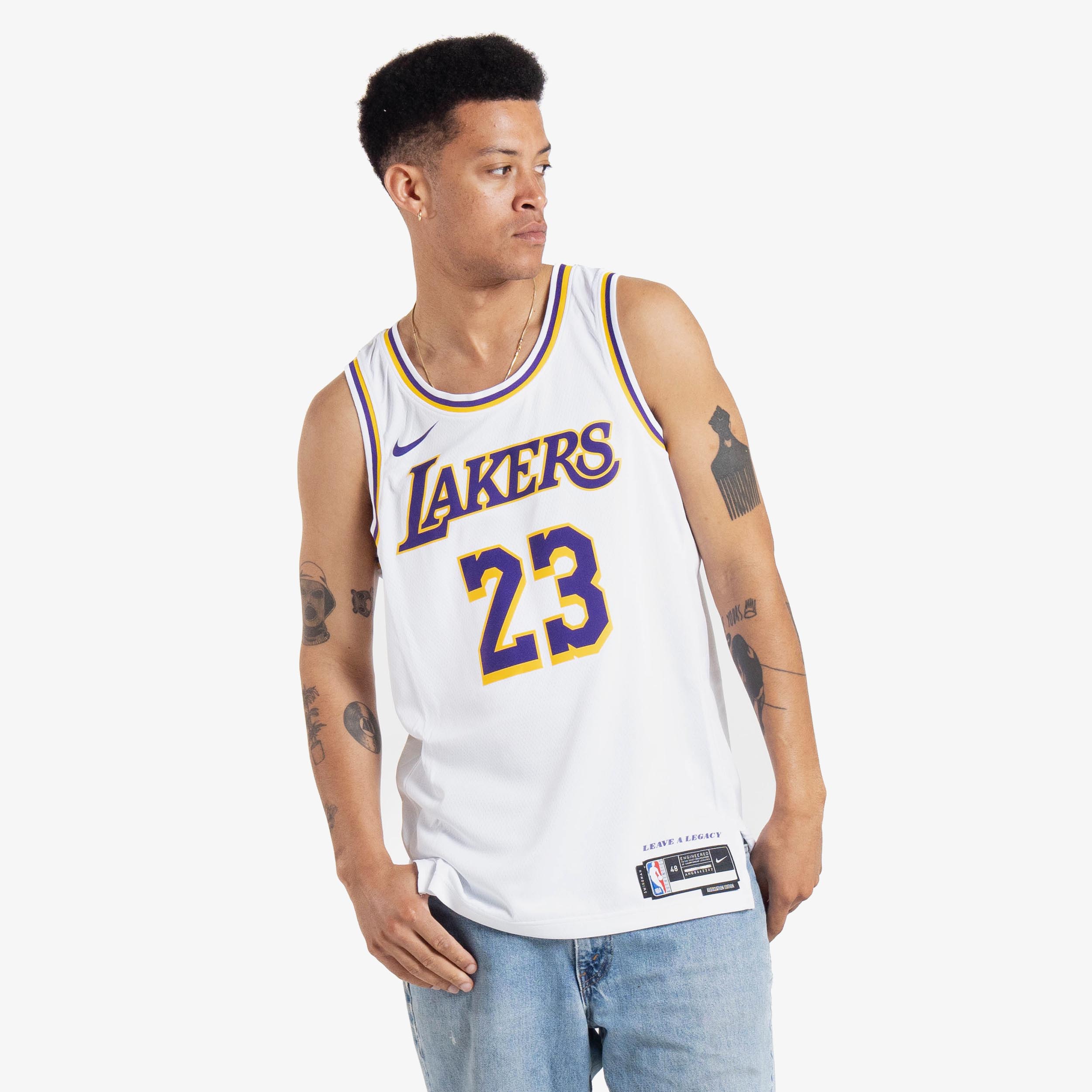 LeBron James Lakers Association Authentic Jersey for Sale in