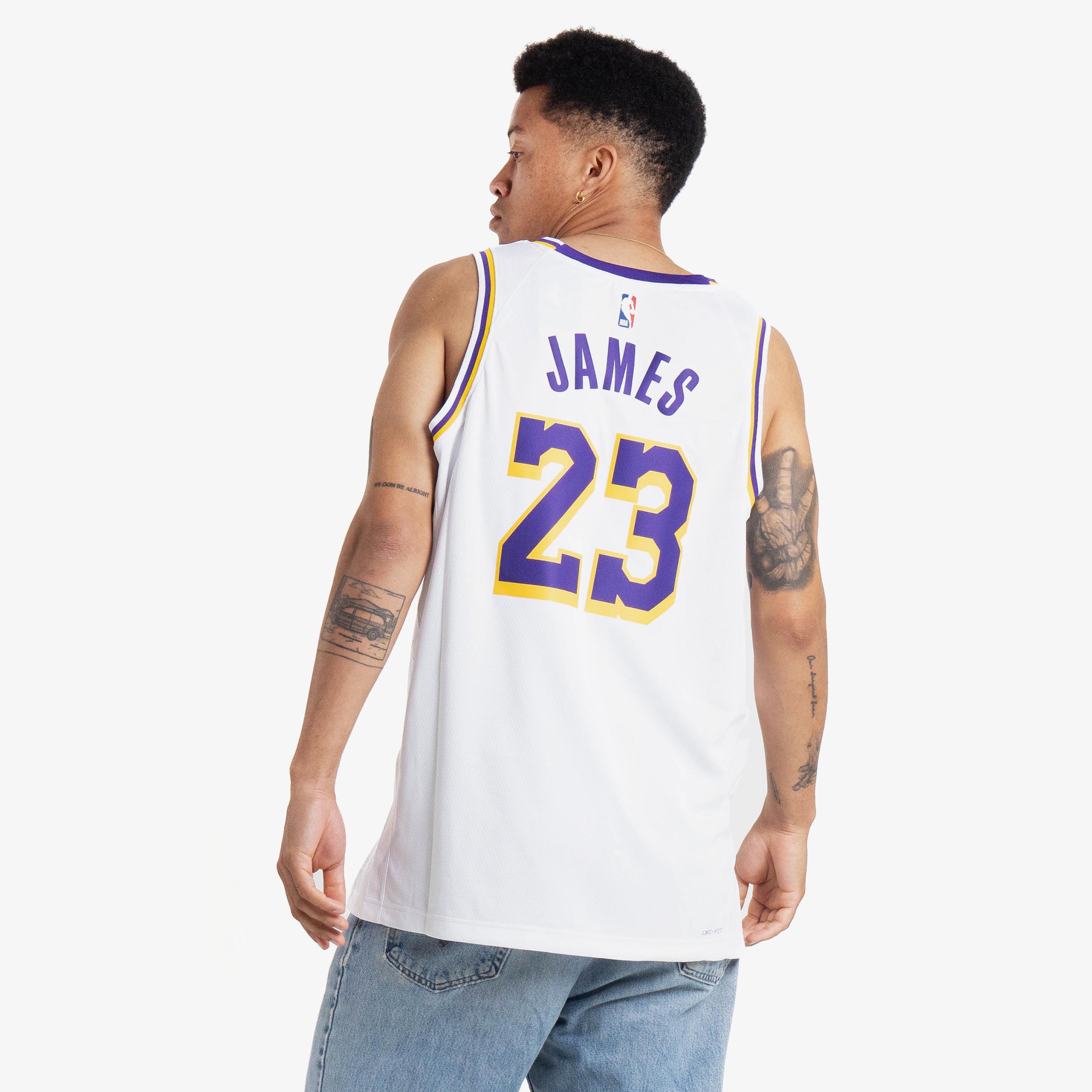 Lebron james association deals lakers jersey