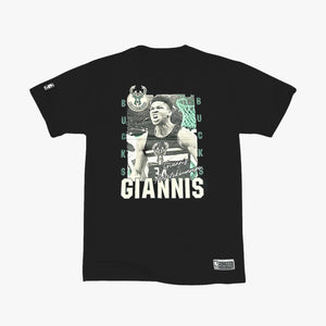 Giannis Antetokounmpo Milwaukee Bucks Ashland NBA T-Shirt