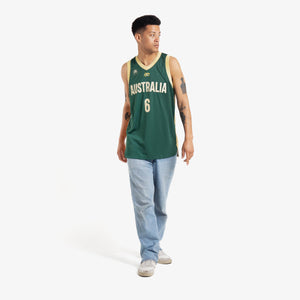 Josh Green Australian Boomers National Home Green Jersey